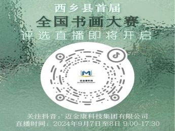 西鄉(xiāng)縣首屆全國(guó)書畫大賽評(píng)選直播即將開啟